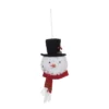Transpac Foam Snowman Head Door Decor For Christmas Cheer Indoor Tabletop Decoration And Hostess Gift