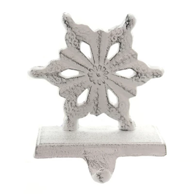 Christmas 5.0 Inch Snowflake Stocking Holder Stocking Holder , Cast Iron (1PC) - Image 3