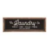 Transpac Wood 19.75 In. Black Everyday Laundry Wall Decor