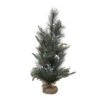 Transpac Artificial 24 In. Green Christmas Mixed Greenery Tree With Rustic Bells