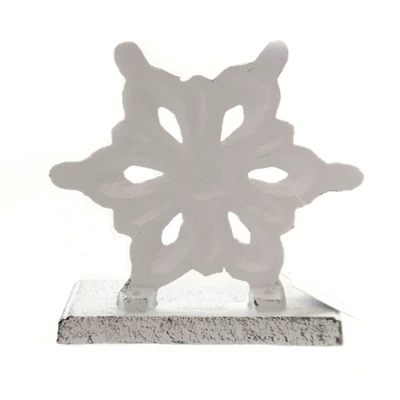 Christmas 5.0 Inch Snowflake Stocking Holder Stocking Holder , Cast Iron (1PC)