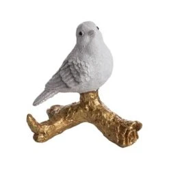 Transpac Multicolor Resin Bird On Branch Decorative Figurine For Christmas Tabletop Decor Unique Gift For Home Decor
