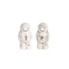 Transpac Ceramic Mummy Salt And Pepper Shaker Set Of 2 Halloween Home Decorations